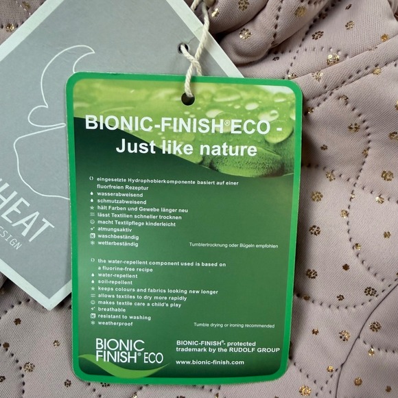 WHEAT Thermo Suit Harley Outerwear Size 2T Cold Weather Outdoor Pink Powder Dot - Picture 6 of 16